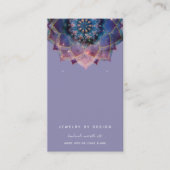 Nebula Bloom | Mandala Visitekaartje (Voorkant)