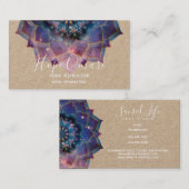 Nebula Bloom | Mandala Visitekaartje (Voorkant / Achterkant)