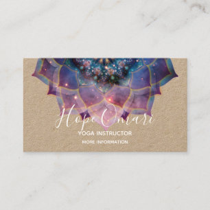 Nebula Bloom   Mandala Visitekaartje