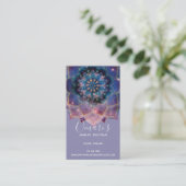 Nebula Bloom | Mandala Visitekaartje (Staand voorkant)