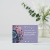 Nebula Bloom | Mandala Visitekaartje (Staand voorkant)