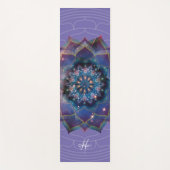 Nebula Bloom | Mandala Yogamat (Voorkant)