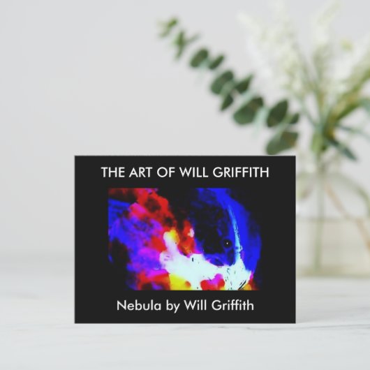 NEBULA-BRIEFKAART BRIEFKAART (Staand voorkant)