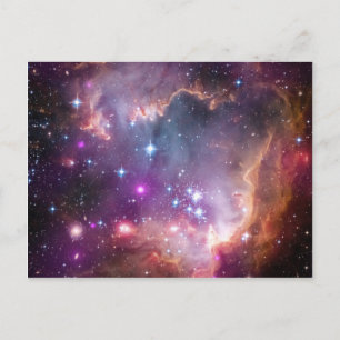 Nebula bright space sterren galaxy hipster geek co briefkaart