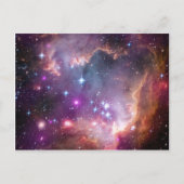 Nebula bright space sterren galaxy hipster geek co briefkaart (Voorkant)