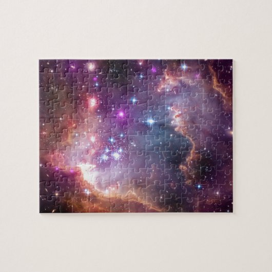 Nebula bright space sterren galaxy hipster geek co legpuzzel (Horizontaal)