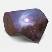 Nebula bright sterren galaxy hipster geek coole sp stropdas (Opgerold)