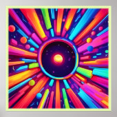 Nebula Burst: kosmische caleidoscoop Poster (Voorkant)