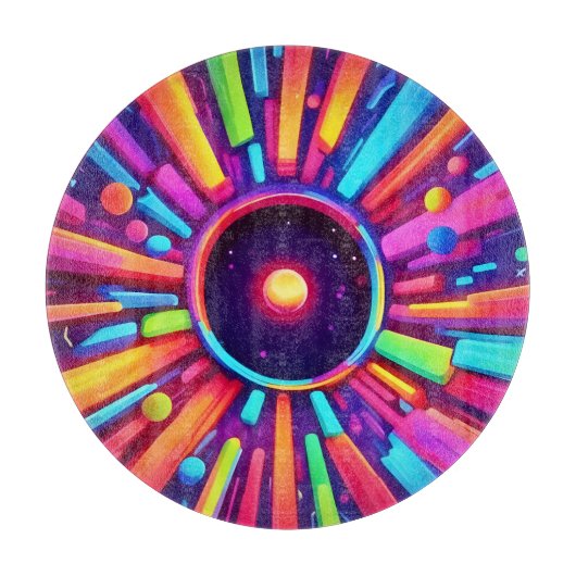 Nebula Burst: kosmische caleidoscoop Snijplank (Voorkant)