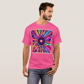 Nebula Burst: kosmische caleidoscoop T-shirt (Voorkant volledig)