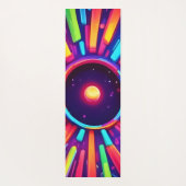 Nebula Burst: kosmische caleidoscoop Yogamat (Achterkant)