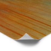 Nebula Cascade - Cyaan en karmozijnrode abstracte  Poster (Hoek)