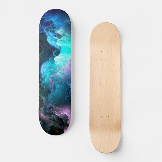 Nebula Clouds Persoonlijk Skateboard (Voorkant)