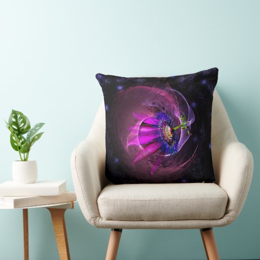 Nebula Design in Lavender en Black Pillow Kussen (Stoel)