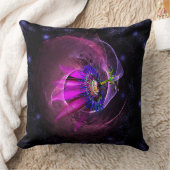 Nebula Design in Lavender en Black Pillow Kussen (Deken)