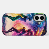 Nebula Dreams Fantasy Kosmische Regenboog Liefhebb Case-Mate iPhone Case (Achterkant (horizontaal))