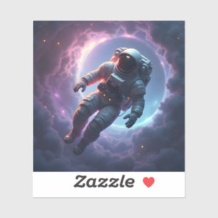 Nebula Drift: De Eenzame Ontdekkingsreiziger – Sci Sticker