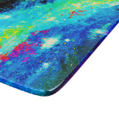 Nebula en ruimtekosmische Design. Bestel nu Snijplank (Hoek)
