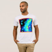 Nebula en ruimtekosmische Design. Bestel nu T-shirt (Voorkant volledig)