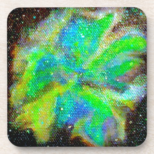 Nebula en Stardust Cosmic Space Scene Onderzetter (Voorkant)