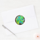 Nebula en Stardust Cosmic Space Scene Ronde Sticker (Envelop)