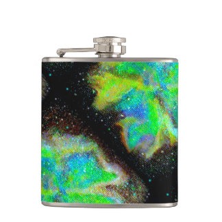 Nebula en Stardust Cosmic Vinyl Flask Heupfles