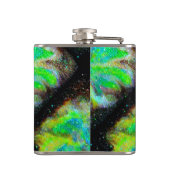 Nebula en Stardust Cosmic Vinyl Flask Heupfles (Achterkant)