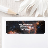 Nebula-etiketten voor ruimteastronomie etiket (Insitu)