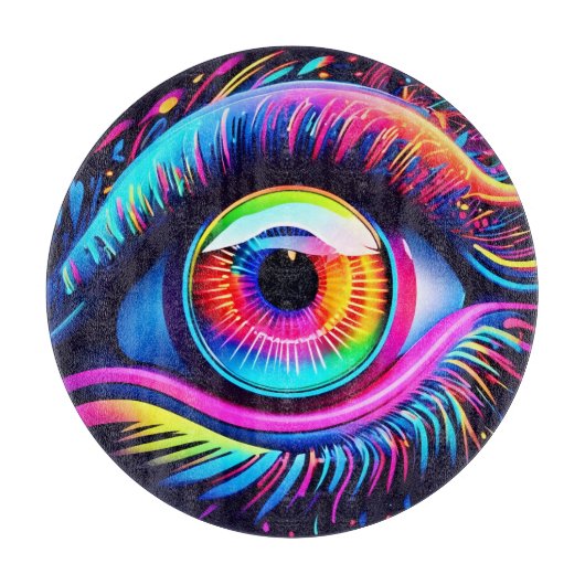 Nebula Eye Art Snijplank (Voorkant)