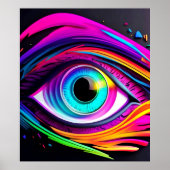 Nebula Eye Design Poster (Voorkant)