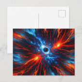 Nebula Fiery Vortex Briefkaart (Voorkant / Achterkant)