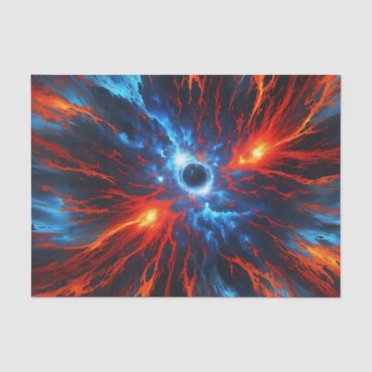 Nebula Fiery Vortex Tissuepapier (Voorkant)