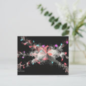 Nebula Flowers Briefkaart (Staand voorkant)