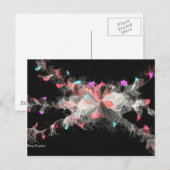 Nebula Flowers Briefkaart (Voorkant / Achterkant)