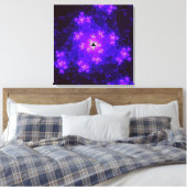 Nebula fractal canvas Print (Insitu (Slaapkamer))