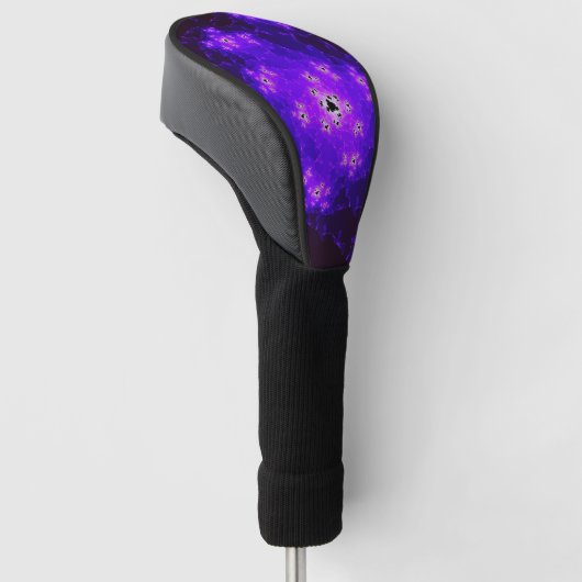 Nebula Fractal Golf Head Hoesje Golfheadcover (Schuin)