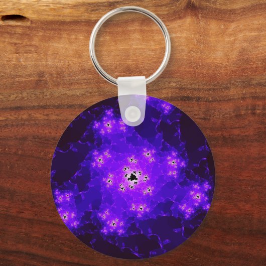 Nebula Fractal Sleutelhanger (Voorkant)