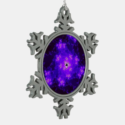 Nebula Fractal Snowflake Ornament (Links)