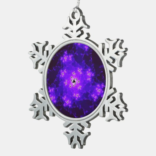 Nebula Fractal Snowflake Ornament (Rechts)