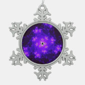 Nebula Fractal Snowflake Ornament (Voorkant)