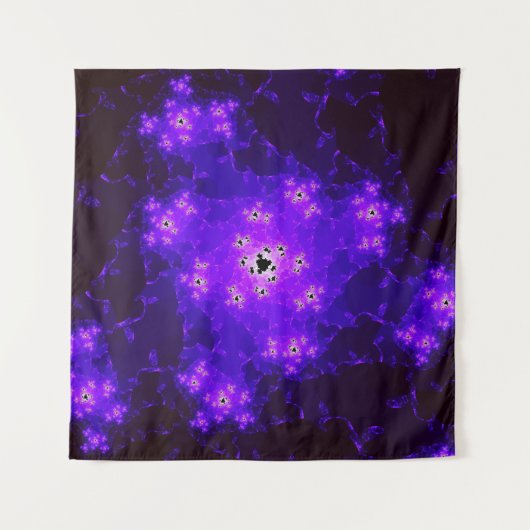 Nebula Fractal Tapestry Wandkleed (Voorkant (horizontaal))