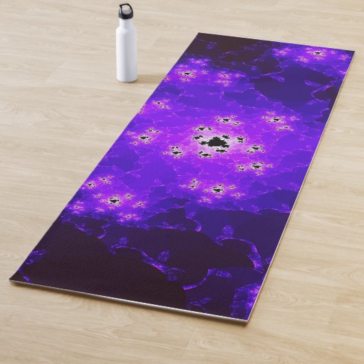 Nebula fractal yoga mat (In situ)