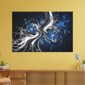 Nebula Fractalis Canvas Afdruk (Insitu (Woonkamer))