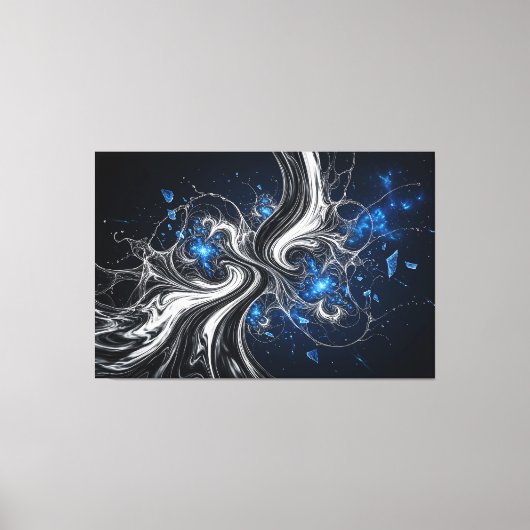 Nebula Fractalis Canvas Afdruk (Voorkant)