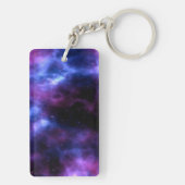 Nebula Galaxy Inspirerend AcrylSleutelhanger Sleutelhanger (achterkant)