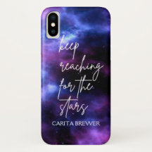 Nebula Galaxy Inspirerend iPhone X Hoesje