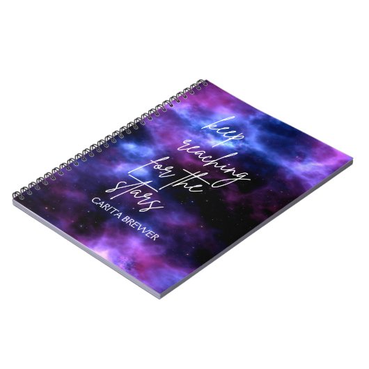 Nebula Galaxy Inspirerend Notitieboek (Linkerzijde)