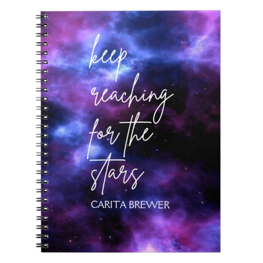 Nebula Galaxy Inspirerend Notitieboek (Voorkant)