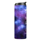 Nebula Galaxy Inspirerend Thermal Tumbler Thermosbeker (Gedraaid links)