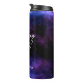 Nebula Galaxy Inspirerend Thermal Tumbler Thermosbeker (Geroteerd rechts)